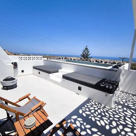 דירה Exo Santorini Sea View Private Pool And