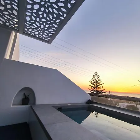 Exo Santorini Sea View Private Pool And Exo Gonia