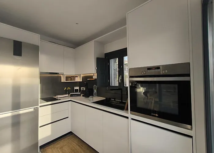 Exo Santorini Sea View Private Pool And アパート *