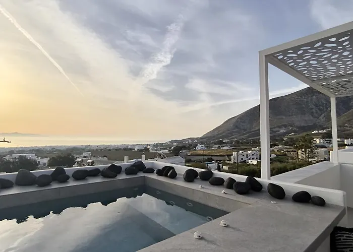 Exo Santorini Sea View Private Pool And * Éxo Goniá