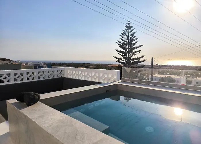 Exo Santorini Sea View Private Pool And Éxo Goniá