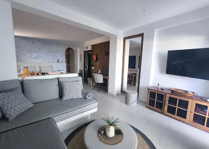 Exo Santorini Sea View Private Pool And アパート *